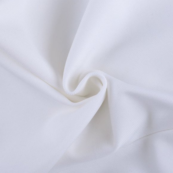 White Strappy Sleeveless Slit Midi Bandage Dress - Picture 5 of 6